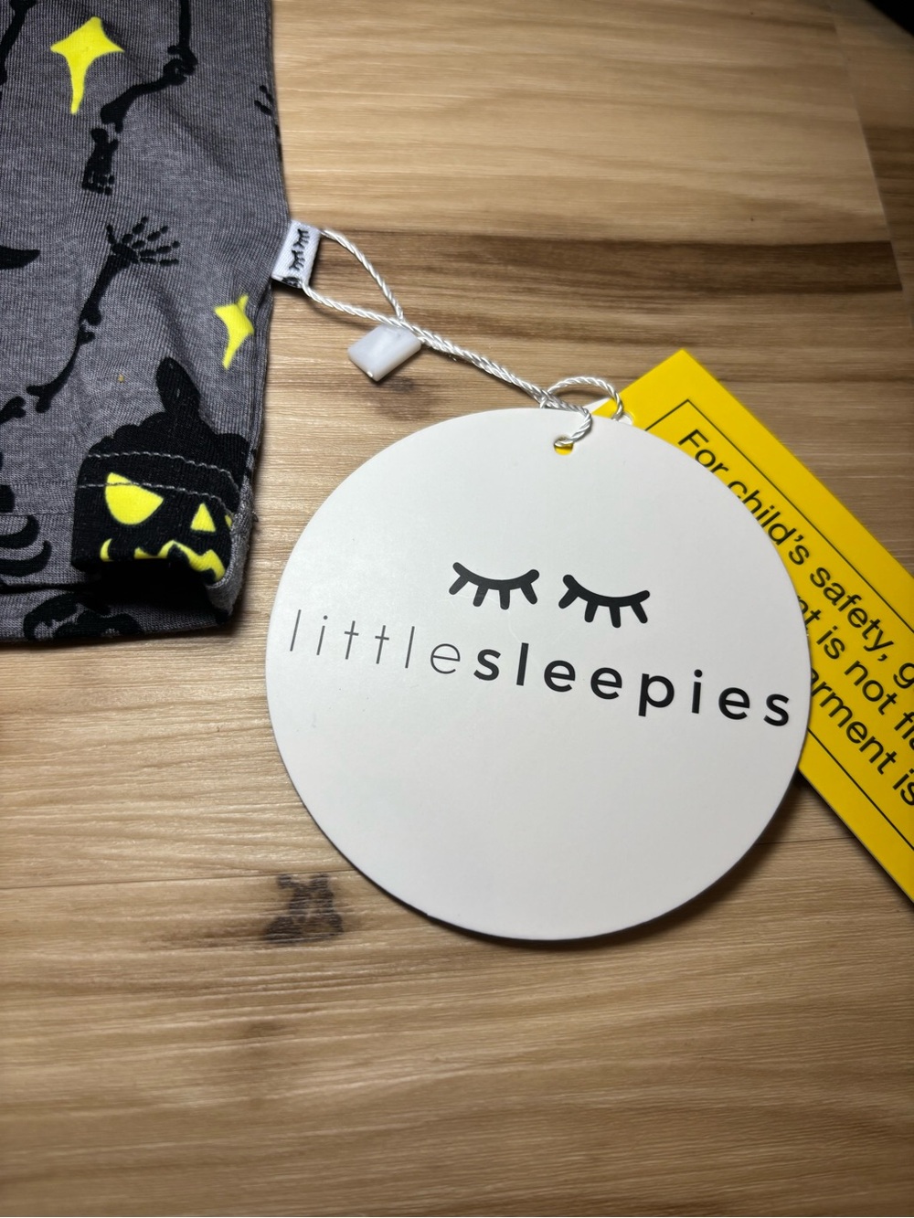 Little Sleepies Glowing Ghouls 2 Piece NWT - Picture 4 of 5